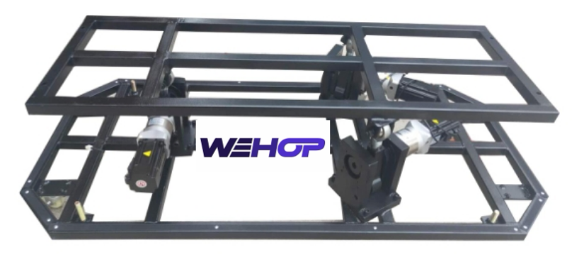 Wehop crankshaft dual-base motion platform structure